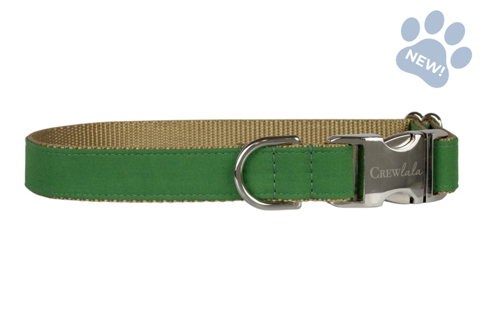 18th Green Bow Tie Dog Collar - Crew LaLa