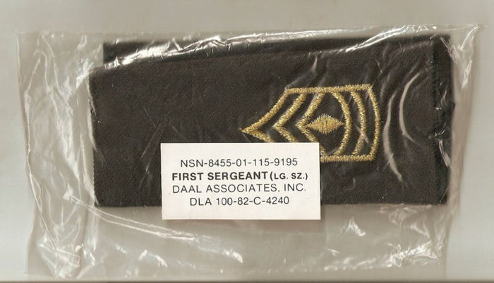 Army 1st Sergeant SGT Shoulder Boards / Patch