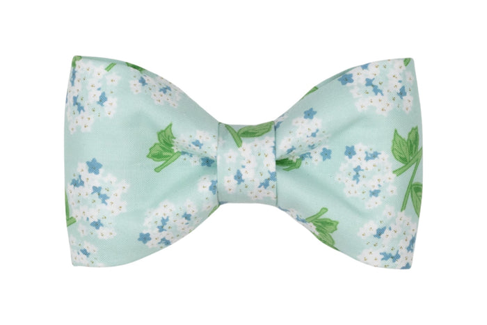 Blue Hydraneas Bow Tie - Crew LaLa