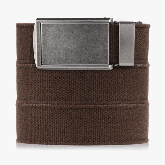 Brown Canvas Belt - SlideBelts