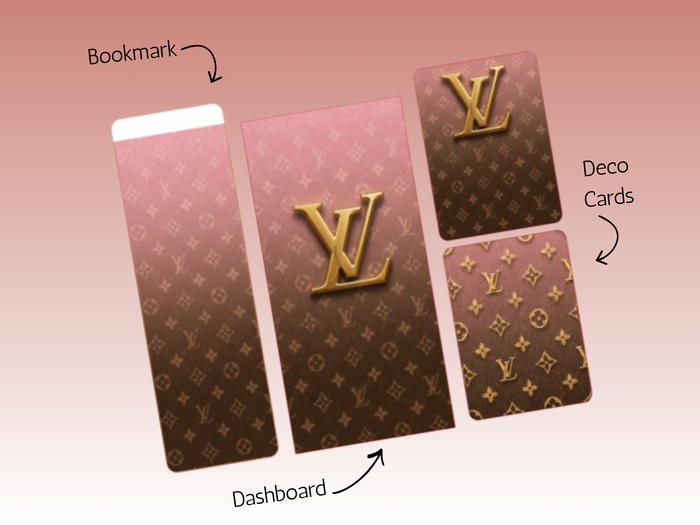 Brown & Pink L | Binder Bundle | A6 Rings