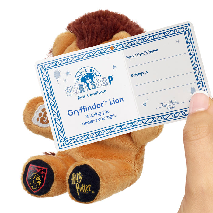 Build-A-Bear Mini Beans® HARRY POTTER™ GRYFFINDOR™ Lion Plush