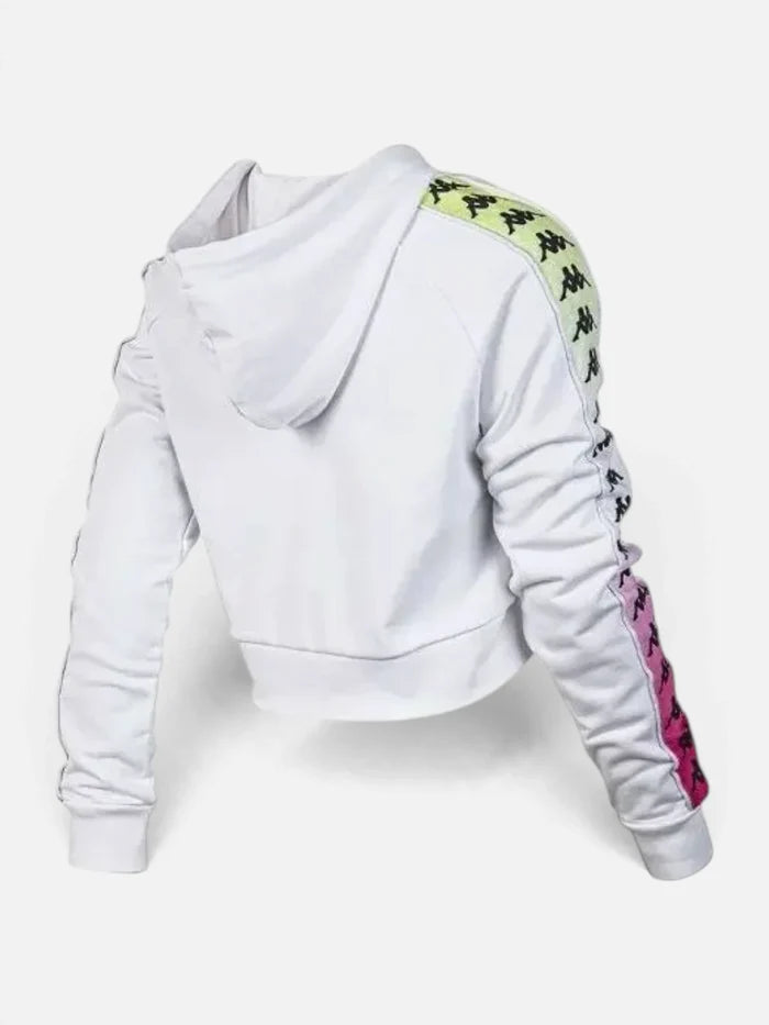 Buzo Mujer Kappa Tamas Degrade Blanco-Fuxia-Lime