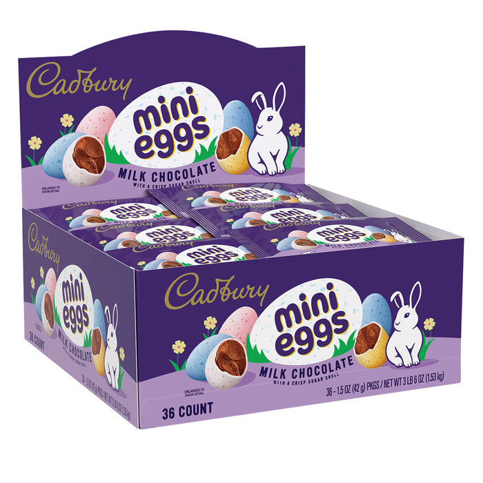 Cadbury Mini Eggs Candy - 36 Count