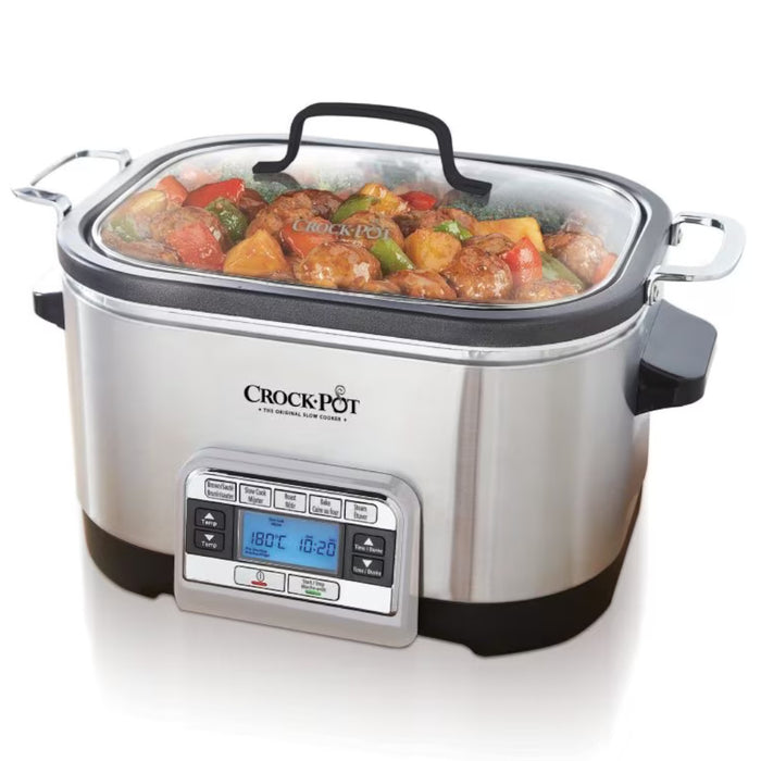 CROCK POT 6 Qt. 5-in-1 Multi-Cooker - CKCPSCMC6-033