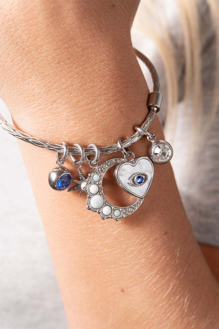 Crystal & Pearl North Star Interchangeable Charm