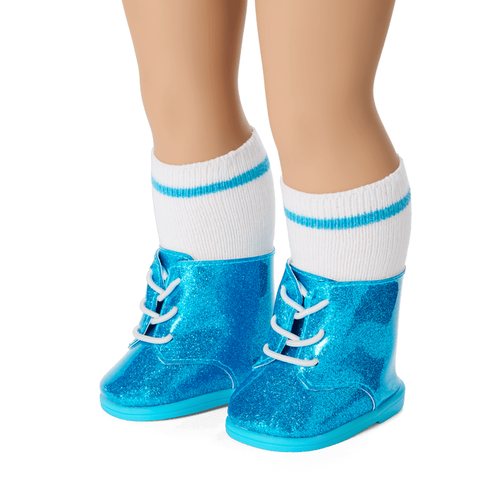 December Blue Brilliance Topaz Outfit for 18-inch Dolls