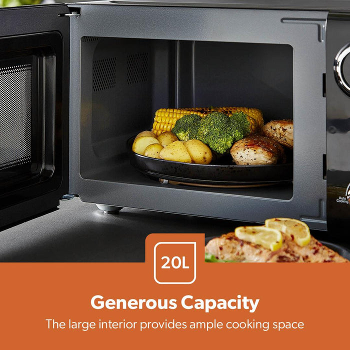 Digital 20L Microwave, Illuminating 1.7L Kettle & 4 Slice Toaster Set