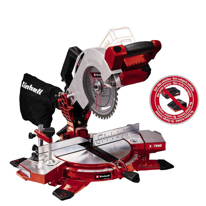 Einhell Power X-Change 18V Cordless Single Bevel Mitre Saw | Bare Unit