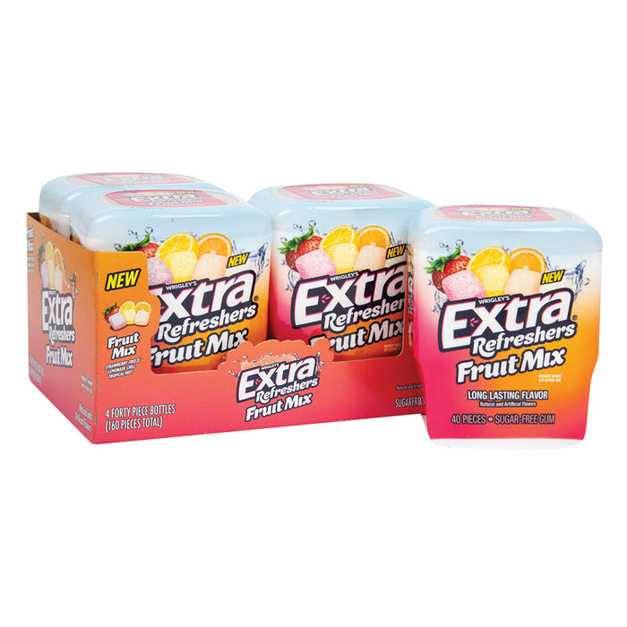 Extra Fruit Mix Refreshers Gum - 4 Count