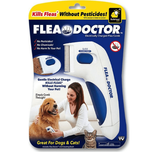 Flea Doctor - Electrically Charged Flea Comb - SAFICCO