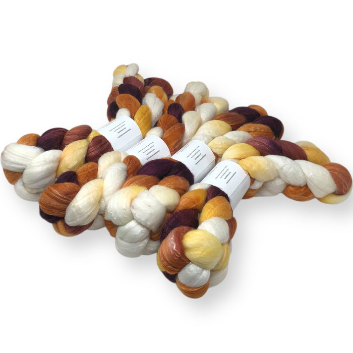 Foxfire - US grown Fine Wool and Silk Top
