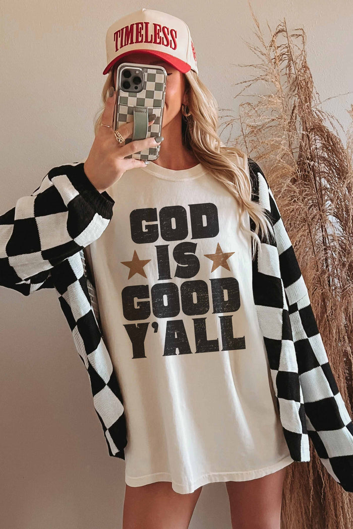 God Is Good Y'all Graphic Tee