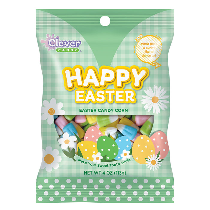 Happy Easter Candy Corn Peg Bag - 12 Count