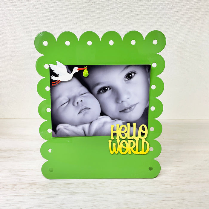 Hello World Baby Magnets S/2