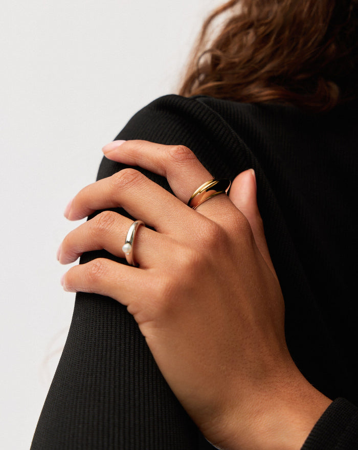 Hera Dome Stacking Ring | 18k Gold Vermeil Rings Missoma