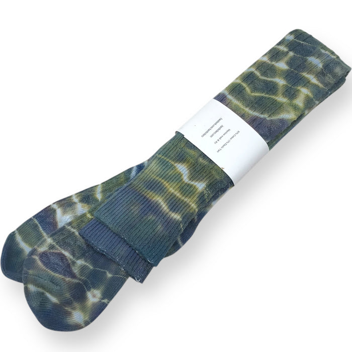Ice dyed Thigh High socks