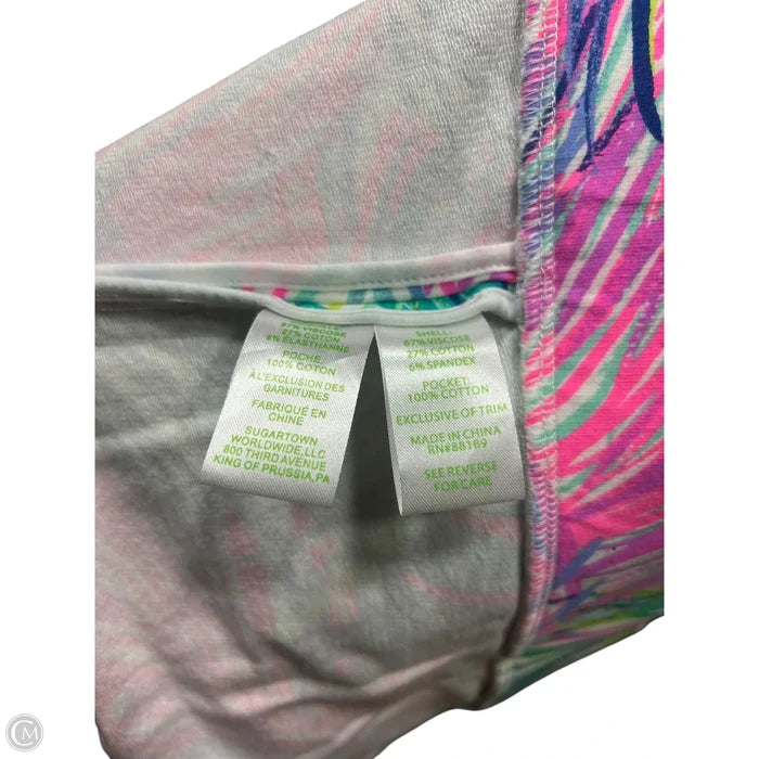 Jacket Designer By Lilly Pulitzer In Green & Pink, Size: L