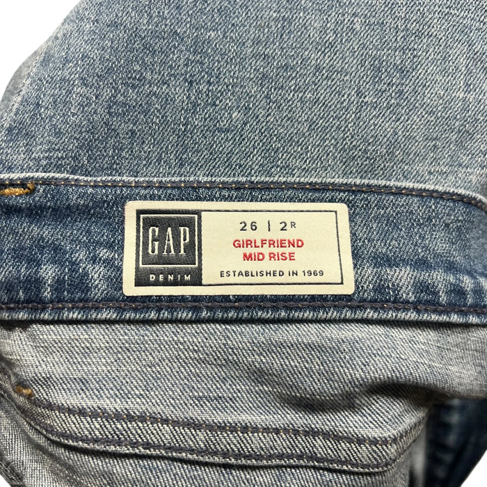 Jeans Straight By Gap In Blue Denim, Size: 2