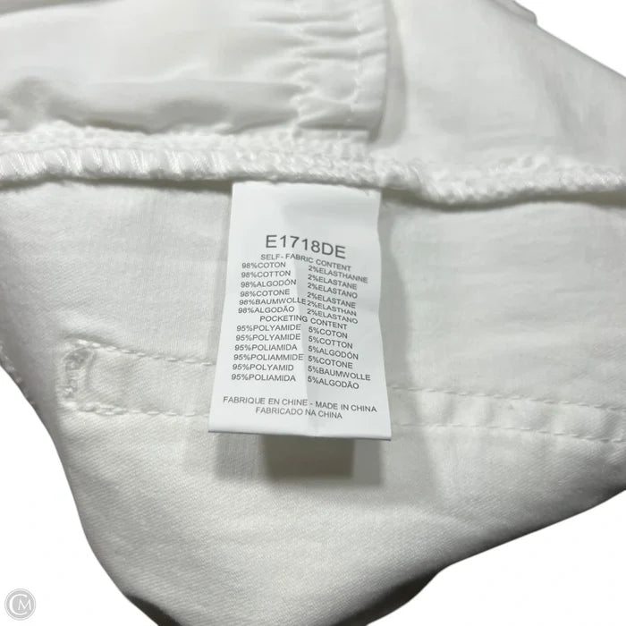 Jeans Wide Leg By Molly Bracken In White Denim, Size: 4
