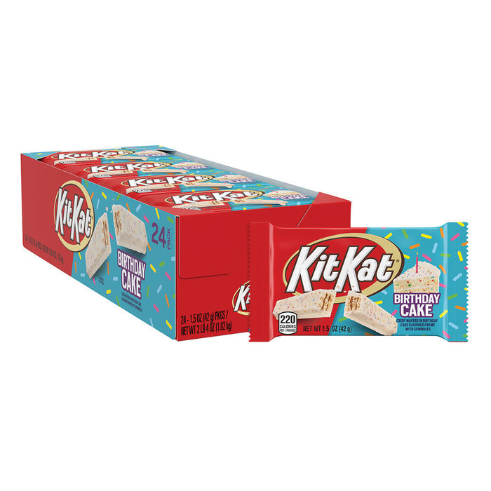 Kit Kat Birthday Cake Candy Bar - 24 Count Packs