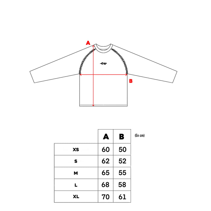 Longsleeve ciel bleu