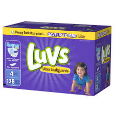 LUVS ULTRA LEAK GUARD DIAPER SIZE 4 128 COUNT #ROCK VALUE PRODUCT ORDER BY TUESDAY OCT 27 ARRIVING NOV 04 FOR DELIVERY#