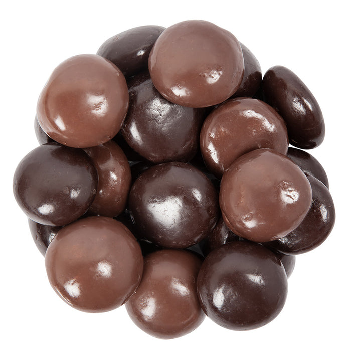 Milk and Dark Chocolate Sea Salt Caramel Candy - 10 LB