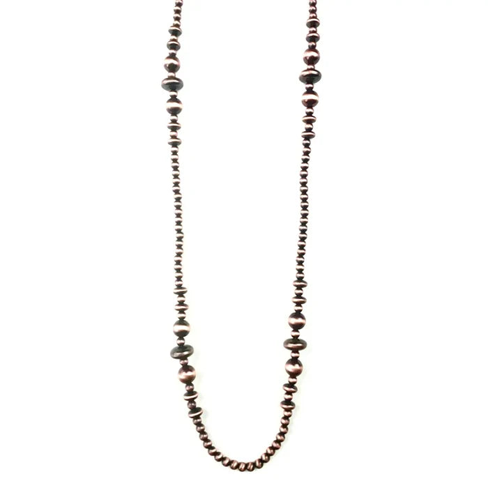 Mixed Faux Navajo Pearl X-Long Necklace FINAL SALE