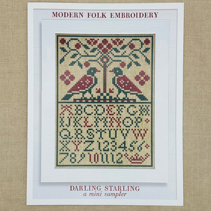 Modern Folk Embroidery - Darling Starling - Booklet Chart
