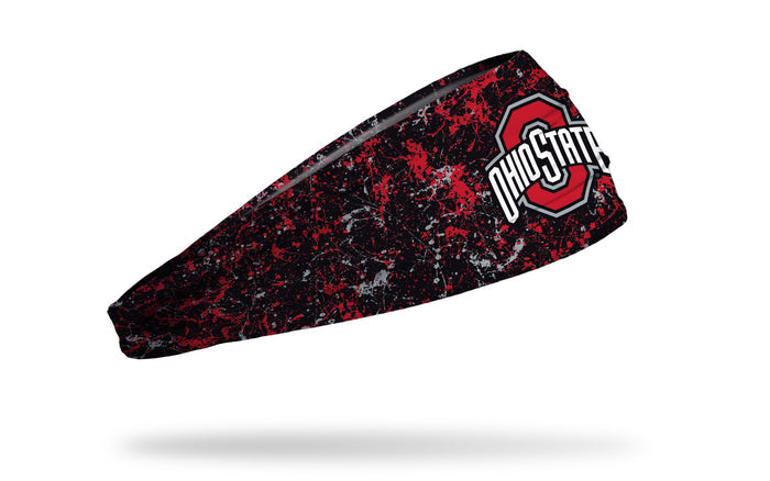 Ohio State: Splatter Black Big Bang Lite Headband - View 2
