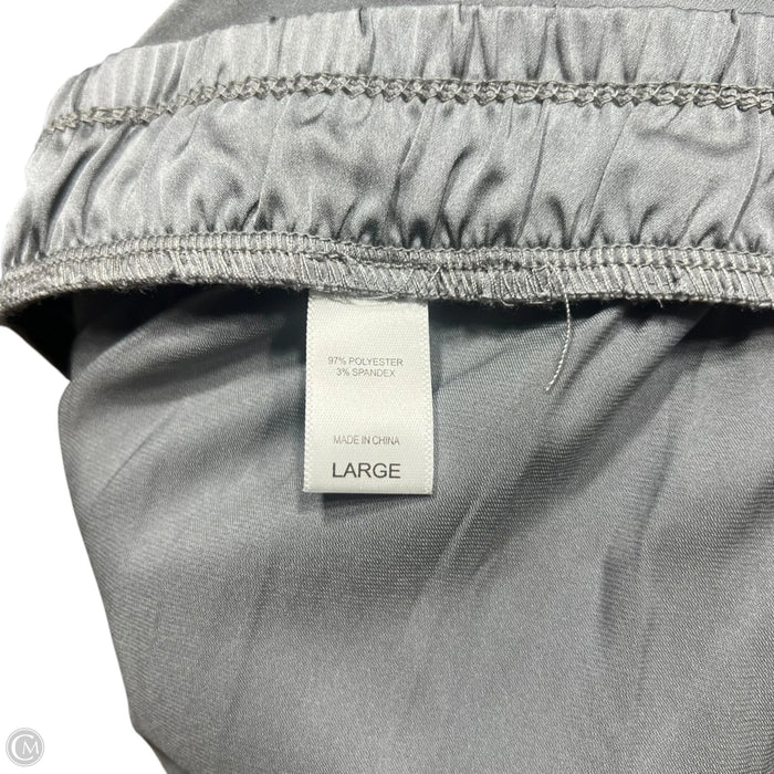 Pants Wide Leg In Grey, Size: L