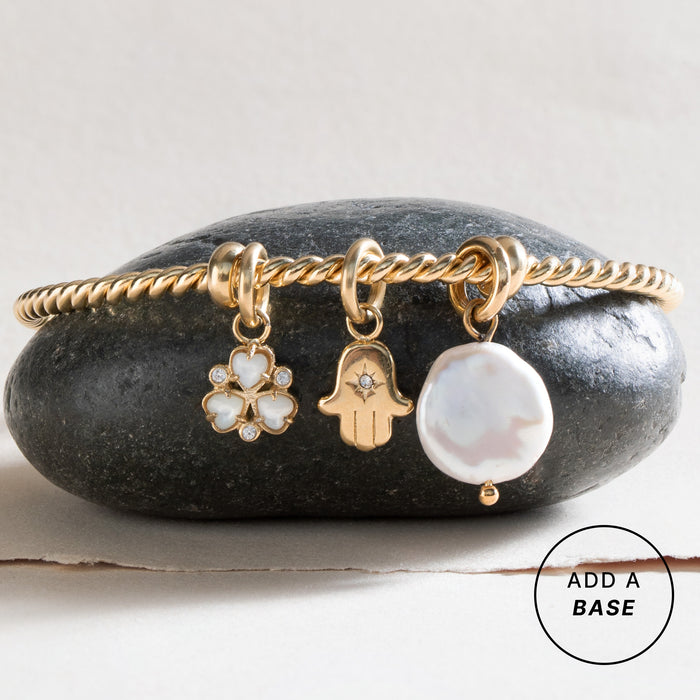 Pearl Clover Interchangeable Charm