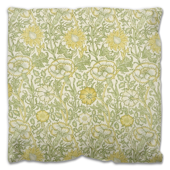 Pink & Rose Outdoor Pillows William Morris Cowslip Fennel Yellow