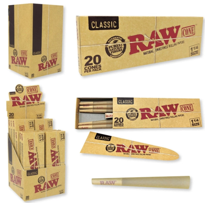 RAW Classic 1 1/4 Cones 20ct