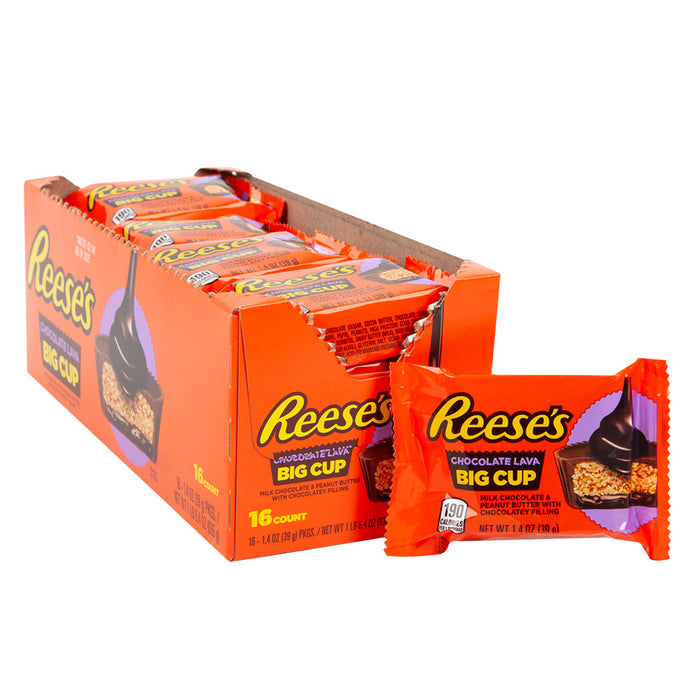 Reese's Chocolate Lava Big Cup Candy - 16 Count