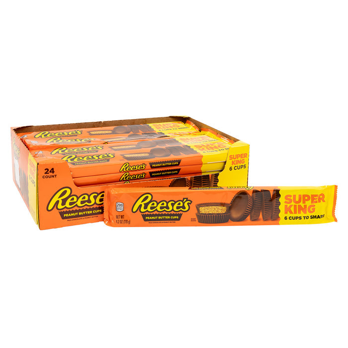 Reese's Super King Peanut Butter Cups Candy - 24 Count