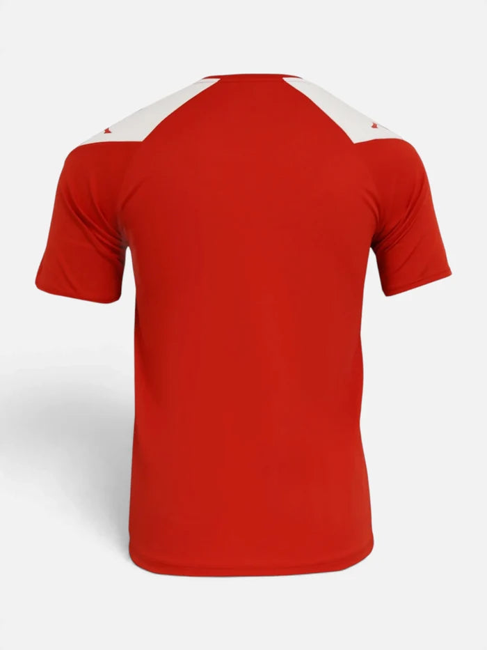 Remera Kappa Kappa4football Loreto Rojo Blanco