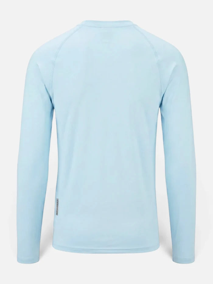 Remera Kappa Termica Soccer Celestial Azul-Blanco