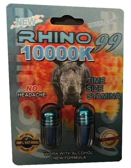 Rhino 99 10000K Dietary Supplement 2ct 24pk