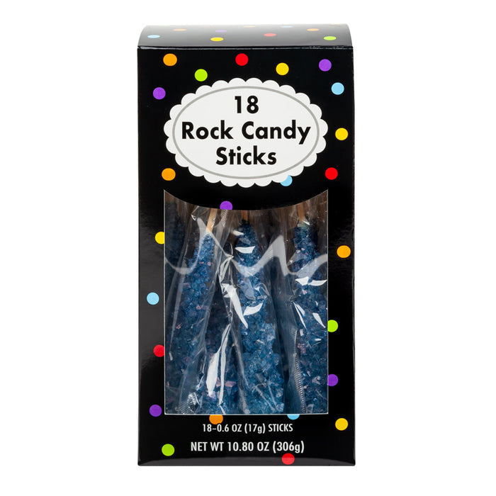 Rock Candy Royal Blue Wrapped Hard Candy Boxes - 4 Count
