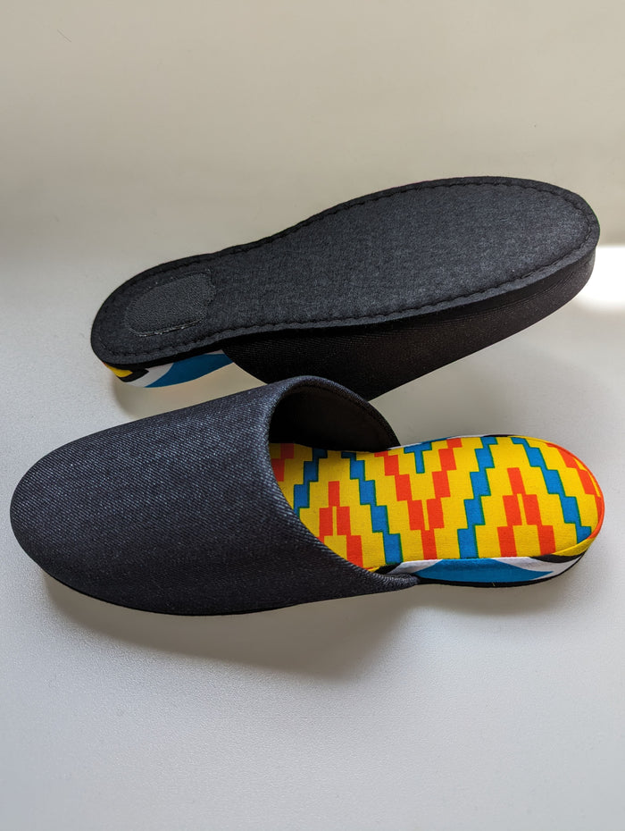 SALE Large | Denim Mix Slippers 2023AW-L03 - Heiwa Slipper
