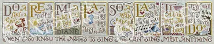 Silver Creek Samplers - Sing A Sampler - Roxy Floss Co Conversion by Hannah