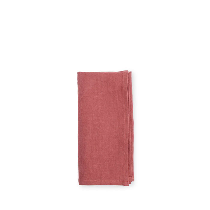 Libeco Skye Napkin Cassis Red