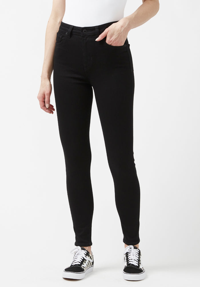 Buffalo Women Jeans Black Denim Denim Pants Stretch