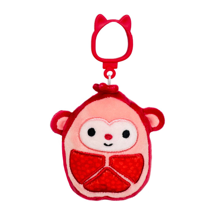 Squishmallow 3.5 Inch Cardona the Pomegranate Monkey Plush Clip