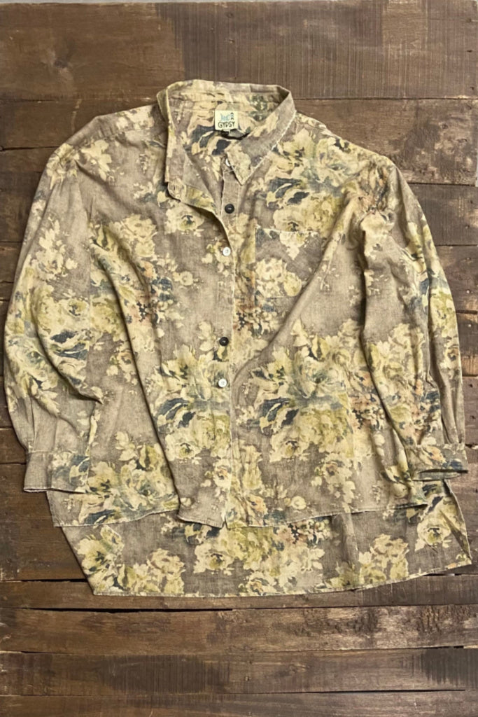 Starburst Top Vintage Floral