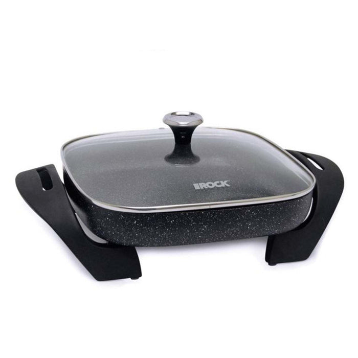STARFRIT The Rock Electric Skillet, 12" Width, Non-Stick Surface - 24400