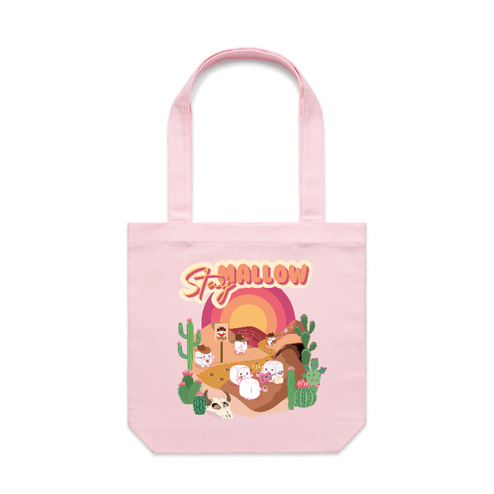 Stay Mallow Tote Bag + Marshmallow 3 Pack * Western Theme
