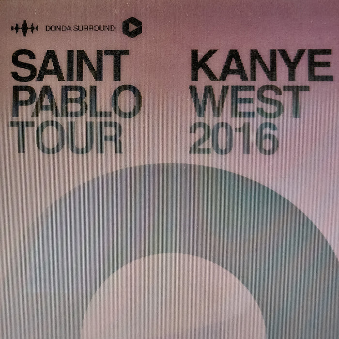 The Life of Pablo 2016 VIP Hologram Tour Pass